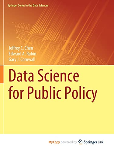 Data Science for Public Policy