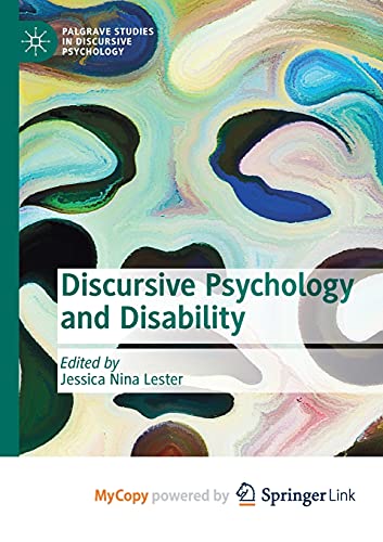 Discursive Psychology and Disability