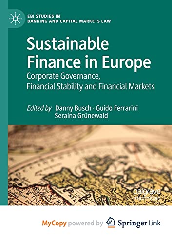 Sustainable Finance in Europe