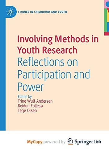 Involving Methods in Youth Research
