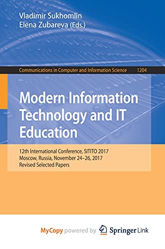 Modern Information Technology and IT Education
