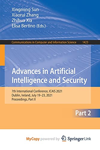 Advances in Artificial Intelligence and Security