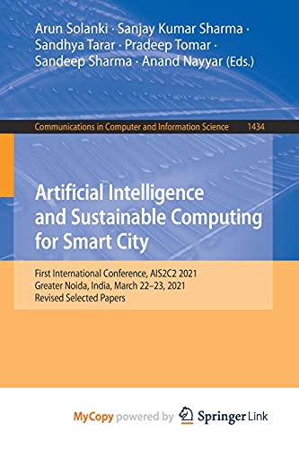Artificial Intelligence and Sustainable Computing for Smart City