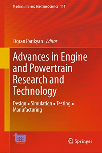 Advances in Engine and Powertrain Research and Technology