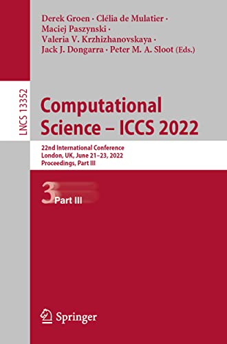 Computational Science - ICCS 2022