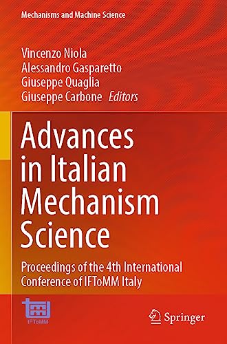 Advances in Italian Mechanism Science