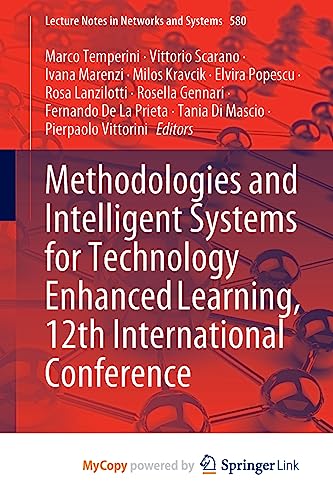 Methodologies and Intelligent Systems for Technology Enhanced Learning, 12th International Conference