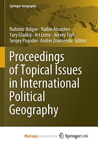 Proceedings of Topical Issues in International Political Geography