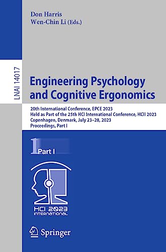 Engineering Psychology and Cognitive Ergonomics