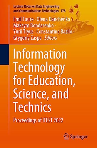 Information Technology for Education, Science, and Technics