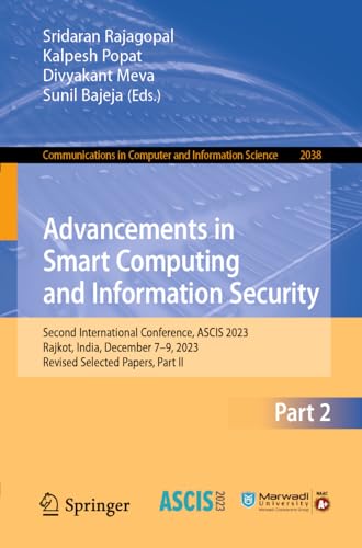 Advancements in Smart Computing and Information Security