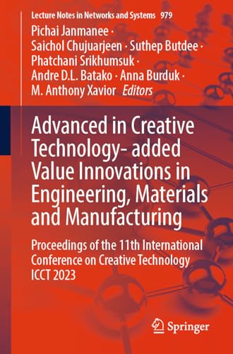 Advanced in Creative Technology- added Value Innovations in Engineering, Materials and Manufacturing