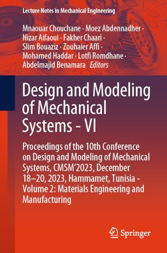 Design and Modeling of Mechanical Systems - VI