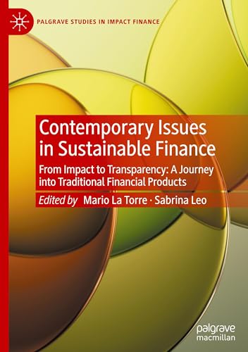Contemporary Issues in Sustainable Finance
