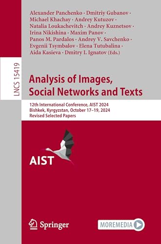 Analysis of Images, Social Networks and Texts