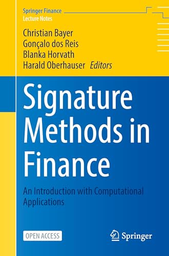 Signature Methods in Finance