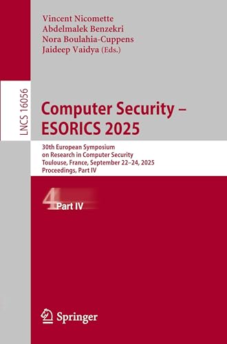 Computer Security - ESORICS 2025