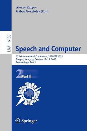 Speech and Computer