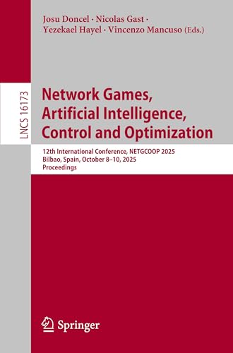 Network Games, Artificial Intelligence, Control and Optimization
