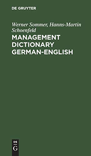 Management Dictionary German-English