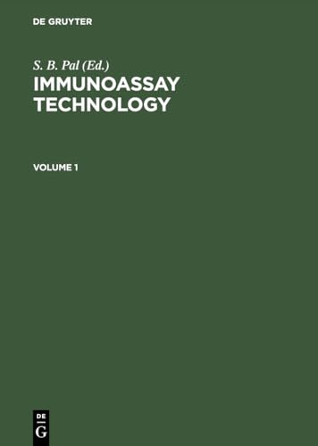 Immunoassay Technology, Vol. 1, Immunoassay Technology Vol. 1