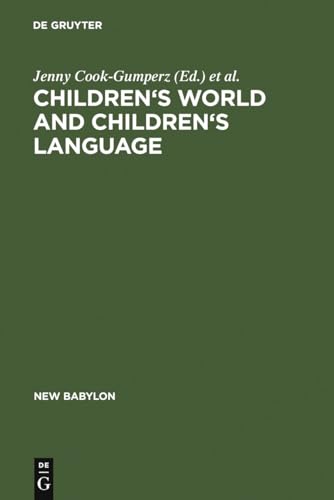 Children's Worlds and Children's Language