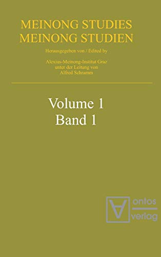 Meinong Studies / Meinong Studien, 1, Meinongian Issues in Contemporary Italian Philosophy