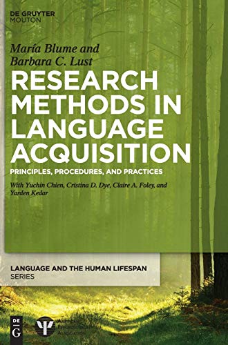 Research Methods in Language Acquisition