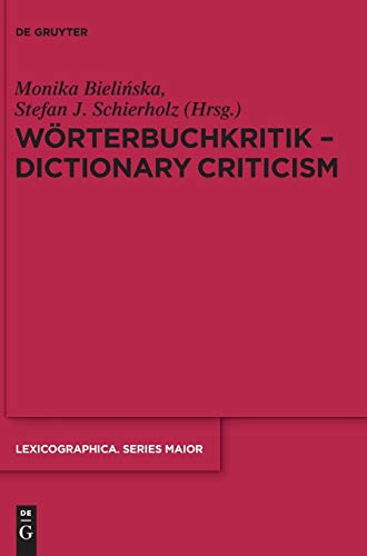 Wörterbuchkritik - Dictionary Criticism