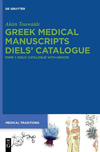 Greek Medical Manuscripts - Diels' Catalogue