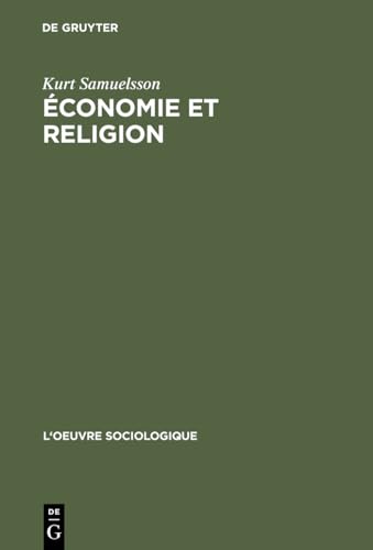 Economie Et Religion
