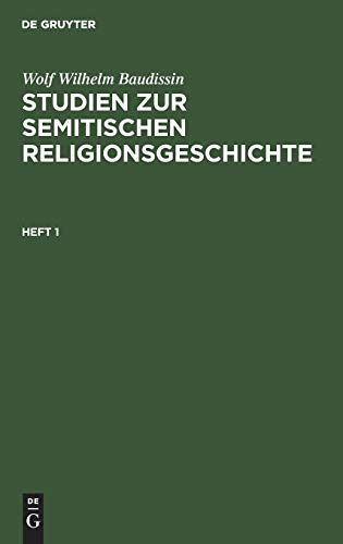 Studien zur semitischen Religionsgeschichte Studien zur semitischen Religionsgeschichte
