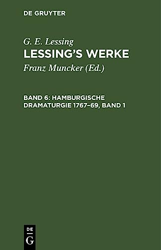 Hamburgische Dramaturgie 1767-69, Band 1