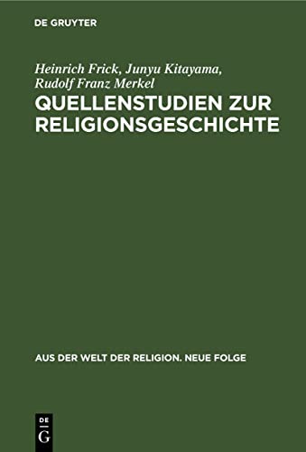 Quellenstudien zur Religionsgeschichte