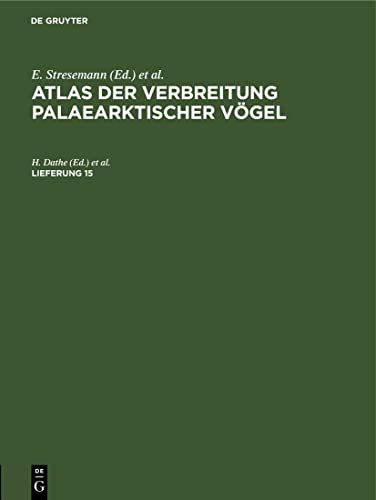 Atlas der Verbreitung palaearktischer Vögel