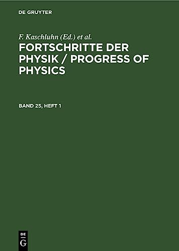 Fortschritte der Physik / Progress of Physics