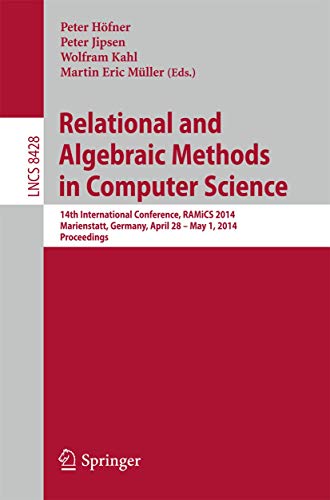 Relational and Algebraic Methods in Computer Science