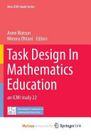 Task Design In Mathematics Education