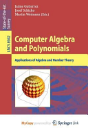 Computer Algebra and Polynomials