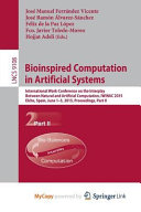 Bioinspired Computation in Artificial Systems