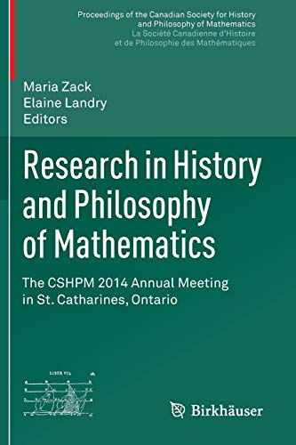 Research in History and Philosophy of Mathematics
