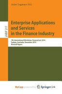 Enterprise Applications and Services in the Finance Industry