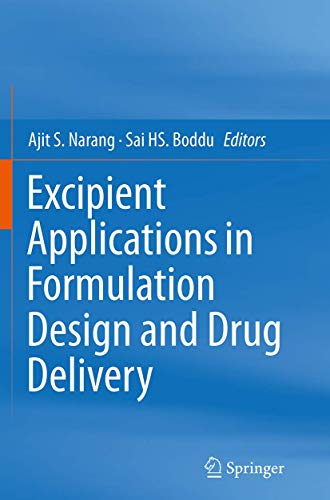 Excipient Applications in Formulation Design and Drug Delivery