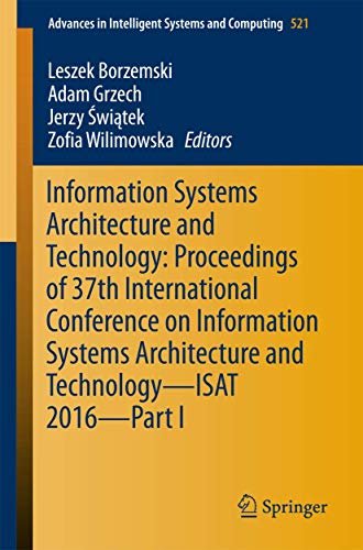 Information Systems Architecture and Technology