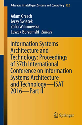 Information Systems Architecture and Technology