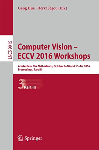 Computer Vision - ECCV 2016 Workshops