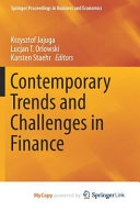 Contemporary Trends and Challenges in Finance