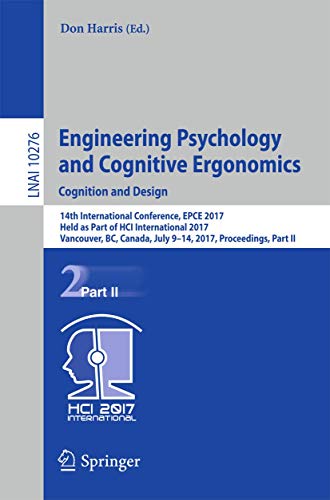 Engineering Psychology and Cognitive Ergonomics