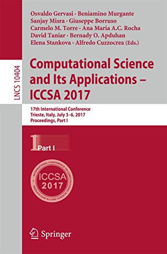 Computational Science and Its Applications - ICCSA 2017