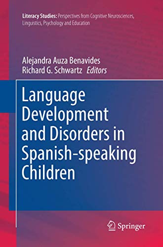 Language Development and Disorders in Spanish-speaking Children